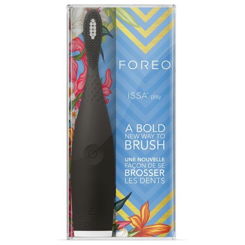  FOREO ISSA Play Silicone Electric Toothbrush (Cool Black)