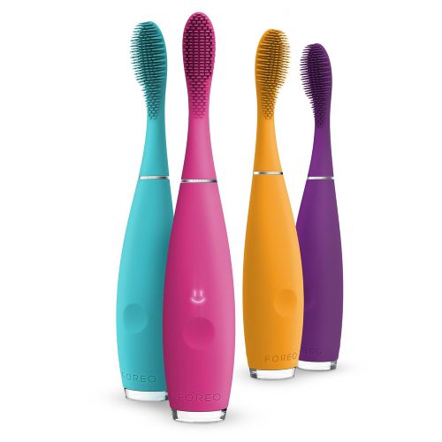  FOREO ISSA Mini Rechargeable Kids Electric Toothbrush for Complete Oral Care with Soft Silicone Bristles for...