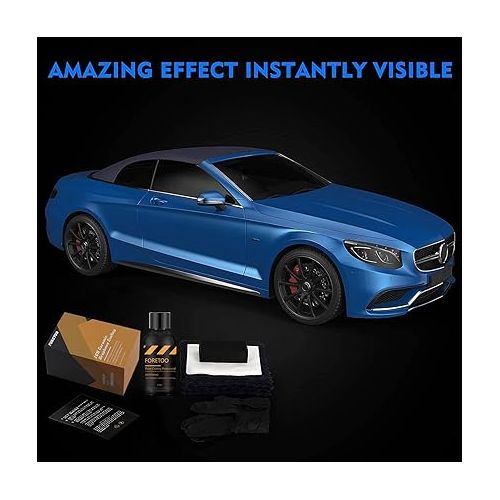  10H Ceramic Graphene Coating,Upgraded Graphene UV Technology High Gloss Anti-Scartch Easy to Use,Stronger Than Car Wax,Use for All Car,Boat,Truck,RV Motorcycle 60ML 7 Years Warranty