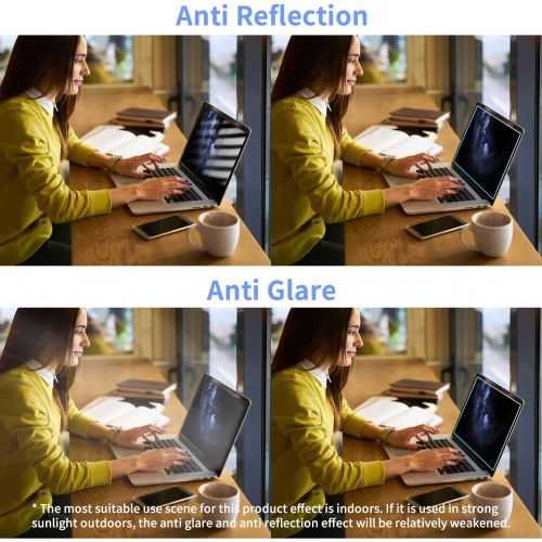  [아마존베스트]2-Pack 15.6 Inch Laptop Screen Protector -Blue Light and Anti Glare Filter, FORITO Eye Protection Blue Light Blocking & Anti Glare Screen Protector for 15.6 with 16:9 Aspect Ratio