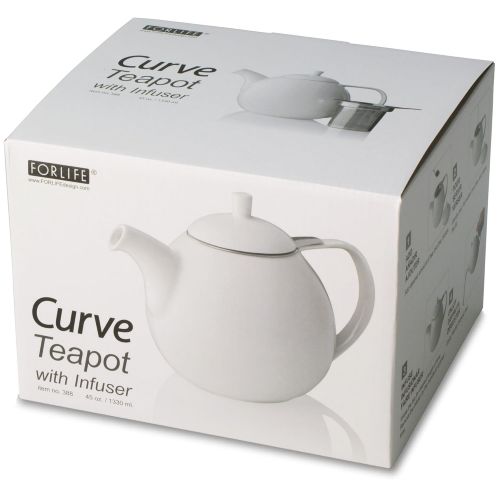  FORLIFE Curve Teapot with Infuser, 45-Ounce, Purple