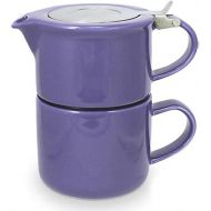 FORLIFE Tea for One Teapot with Infuser 14 oz, Purple: Kitchen & Dining