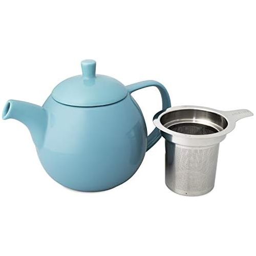  FORLIFE Curve Teapot with Infuser, 24-Ounce, Turquoise