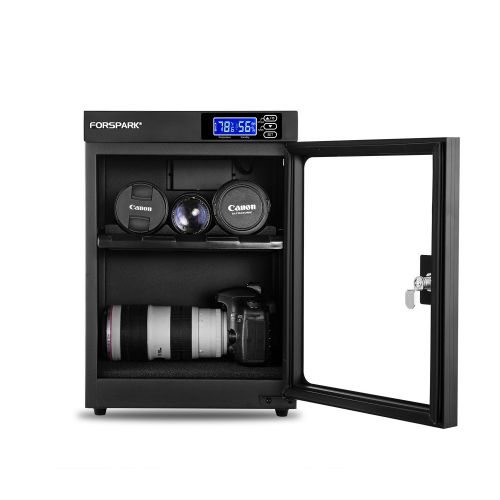  FORSPARK Camera Dehumidifying Dry Cabinet |8W 30L-Noiseless & Energy Saving - for Camera Lens & Electronic Equipment Storage