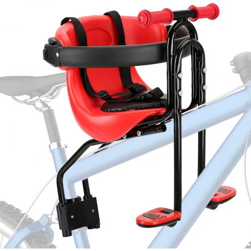  [아마존베스트]FORTOP Bicycle Baby Kids Child Front Mount Seat USA Safely Carrier with Handrail