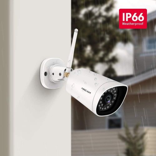  [아마존 핫딜] Foscam G4 2K/4MP IP WiFi Camera for Outdoor/Indoor Surveillance, Human Detection & Motion/Sound Detection & Alerts,66ft Night Vision, IP66 Weatherproof, Supports Alexa[Upgraded],Wh