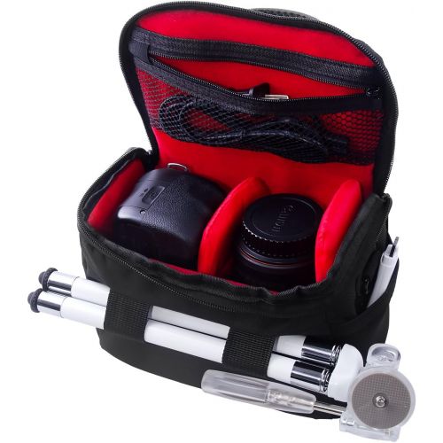  [아마존베스트]FOSOTO Waterproof Anti-shock Camera Case Bag Compatible for Canon Powershot SX540 SX530 SX60 SX420 HS M5,Nikon Coolpix L340 B500 B700 L330 L840 P610,Panasonic LUMIX FZ80 GX85,Sony