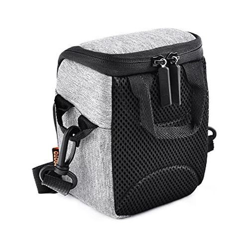  FOSOTO Camera Case Bag Compatible for Nikon L340 L330 B500 L840,Canon SX420 SX720 SX620 G7X, Sony A6000 A6300 a5100 NEX-6 W830 RX100 RX0M2,Panasonic GX85 ZS60 Long Zoom or Compact