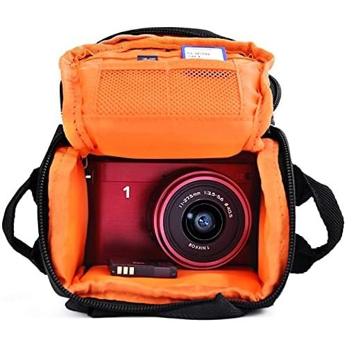  FOSOTO Camera Case Bag Compatible for Nikon L340 L330 B500 L840,Canon SX420 SX720 SX620 G7X, Sony A6000 A6300 a5100 NEX-6 W830 RX100 RX0M2,Panasonic GX85 ZS60 Long Zoom or Compact