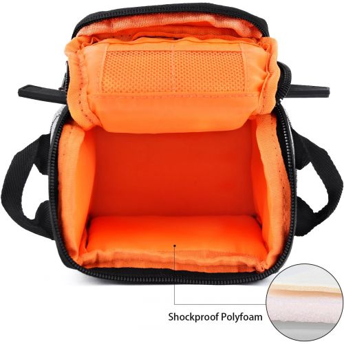  FOSOTO Camera Case Bag Compatible for Nikon L340 L330 B500 L840,Canon SX420 SX720 SX620 G7X, Sony A6000 A6300 a5100 NEX-6 W830 RX100 RX0M2,Panasonic GX85 ZS60 Long Zoom or Compact