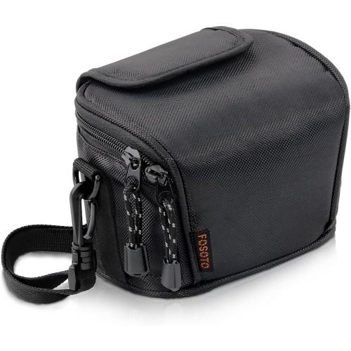  FOSOTO Camera Case Bag Compatible for Nikon Coolpix L330 L340 L320 L310 L820 L810 L620,Canon Powershot SX420 SX510 HS G1, Nikon J5 J3 S1 V2 V3,Panasonic Lumix LZ20 LZ30 ,Sony Video