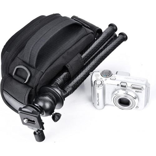  FOSOTO Camera Camcorder Case Compatible for Canon VIXIA HF R800 R700,Sony HDR CX405 CX675 CX670 SR12 FDRAX53,Panasonic HC V770 HC V180 HD,RockBirds HDV 5052STR,PowerLead PL 601 Put