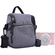 FOSOTO Compact Camera Shoulder Bag Compatible for Fuji XE3 X-A7 X-A5 X-T20 X-T2 X-T3 Sony A6000 A6100 A6400 A5100 NEX6 Canon PowerShot SX620 SX730 G7X Kodak FZ152-RD FZ152 Mirrorle