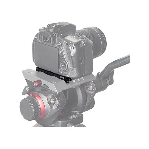  Fotga Camera Quick Release Mount Plate for Zhiyun Crane 2 3 LAB Weebill 2 3 Weebill-S Gimbal Stabilizer,Compatible with Manfrotto 501HDV 503HDV 701HDV MH055M0-Q5 Tripod Ball Head