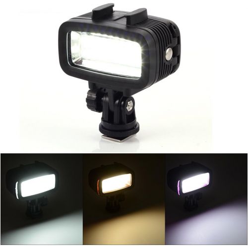  FOTGA 40m Unterwasser Wasserdichte Tauchen Video LED Nacht Licht fuer GoPro Hero 3 4 Camera