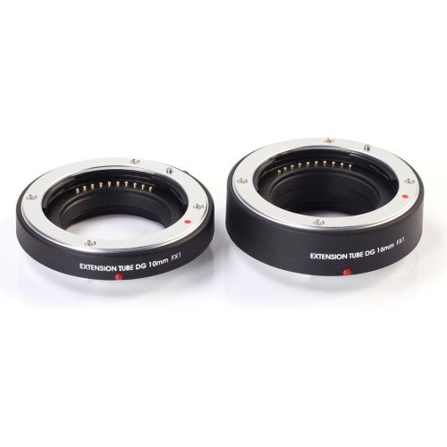  Fotga Electronic Autofocus Macro Extension Tube 10mm+16mm Set for FujiFilm X Mount X-Pro1 X-Pro2 X-Pro3 X-H1 X-A2 X-A3 X-A10 X-A20 X-A5 X-A7 X-T1 X-T2 X-T3 X-T10 X-T20 X-T30 X100F