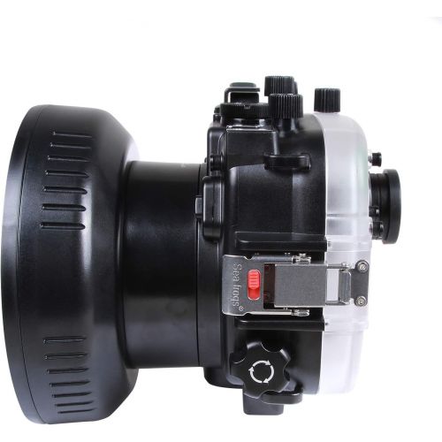  Fotga Seafrogs 40m/130ft Underwater Waterproof Housing Case for Fujifilm X-T30 Camera with 18-55mm 16mm-50mm Lens + Hand Handle Grip w/Shutter Release Button