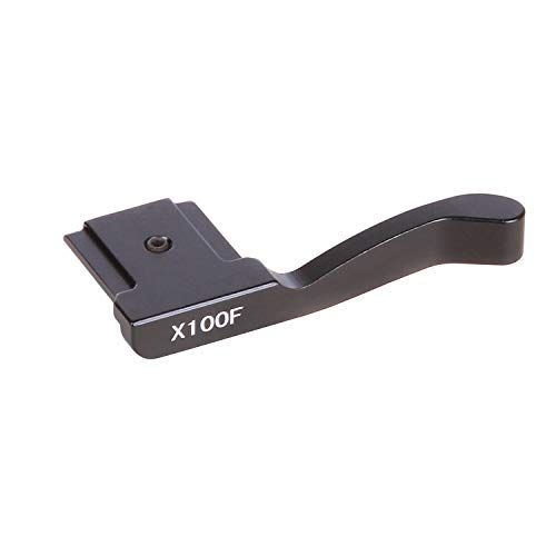  Fotga Hot Shoe Mount Thumb Up Grip for Fujifilm X100F Digital Camera Black