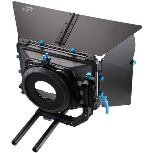  Fotga DP3000 M3 4x4 Swing-Away Matte Box for 15mm Rail Follow Focus Rig DSLR Mirrorless Camera Canon EOS R EOS-1D X 5D 5DS R 6D 7D II III IV Nikon Z6 Z7 D5 D850 Sony A7 A7R A7S II