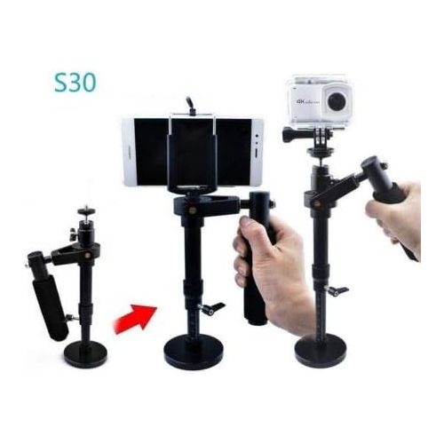  Fotga Adjustable Handheld Gimbal Stabilizer Steadycam Steadicam Handle Grip for GOPRO Yi SJCAM Huawei P10 Sumsung S9 iPhone X Smart Phone DV Camera