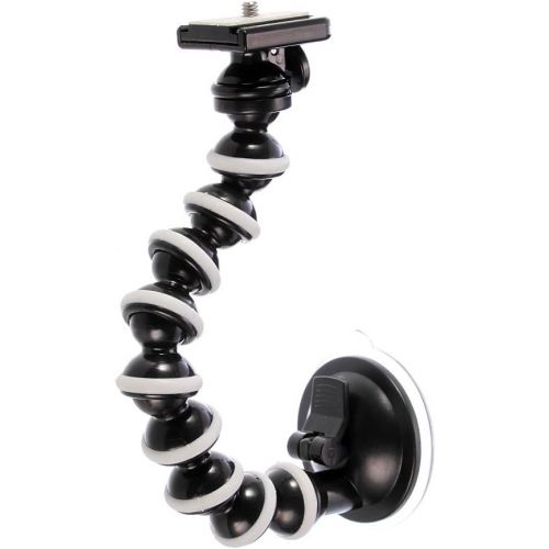  Fotga 7 Stand Suction Flexible Mount Tripod with Removable 1/4 QR Plate for Camera DV Gopro, MAX Load 1KG