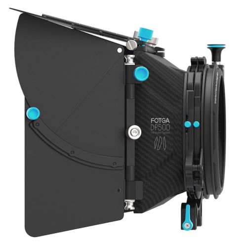  FOTGA Fotga DP500 Mark III Matte Box Sunshade with Pergear Clean Kit for BMPCC BMCC 5D2 5D3 A7 A7S A7R II D500 GH4 FS700 - 15mm Rod