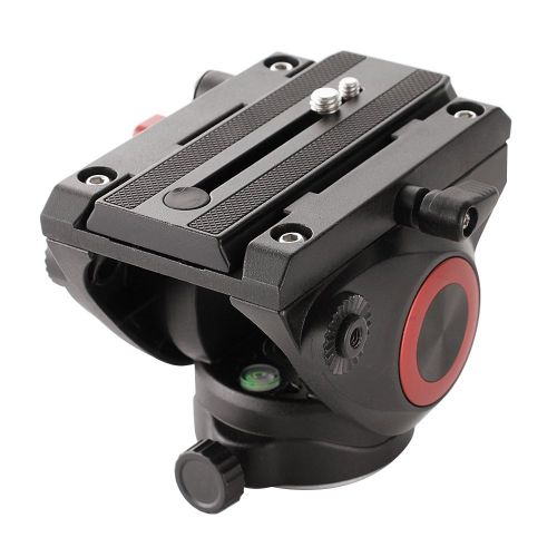  FOTGA Fotga Pro Photography Video Fluid Head Drag Tilt Hydraulic Damping Base Diameter 62mm2.44 with Quick Release Plate for Canon Nikon Sony DSLR Tripod Monopod Slider Rail