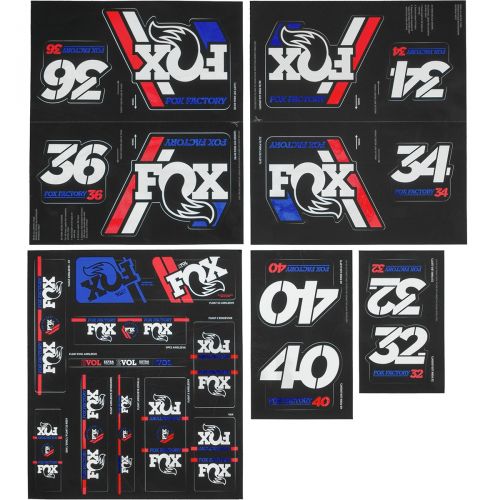  FOX Racing Shox Heritage Fork and Shock Decal Kit