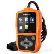 FOXWELL NT201 Auto OBD2 Scanner Check Car Engine Light Code Reader OBD II Diagnostic Scan Tool Emission Analyzer(New Version)