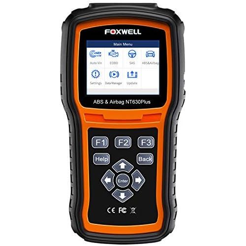  FOXWELL NT630 Plus OBD2 Scanner SRS Code Reader Automotive OBD II ABS Airbag Diagnostic and Active Test Scan Tool(Enhanced 2019 Version)