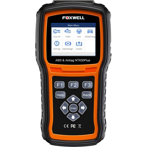  FOXWELL NT630 Plus OBD2 Scanner SRS Code Reader Automotive OBD II ABS Airbag Diagnostic and Active Test Scan Tool(Enhanced 2019 Version)