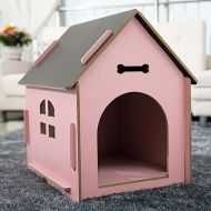 FPigSHS Cats and Dogs House Wooden Indoor Outdoor pet nest