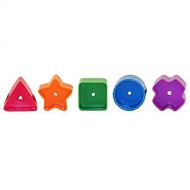 F-Price Replacement Parts for Fisher-Price Babys First Blocks Playset - FGP10 ~ Replacement Shaped Blocks ~ Triangle, Star, Square, Circle, Cross Shapes, Orange, Blue, Red, Green,