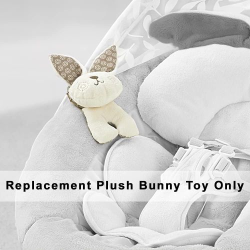  F-Price Replacement Part for Fisher-Price Cradle n Swing - CCF38 ~ My Little Snugabunny Design ~ Replacement Plush Bunny Toy, Brown, White