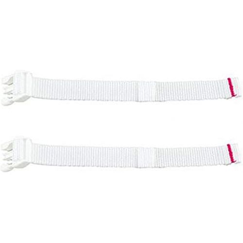  F-Price Replacement Parts for Baby Swing - Fisher-Price Revolve Baby Swing FBL70 ~ Set of 2 White Replacement Waist Strap with Male Part of Buckle