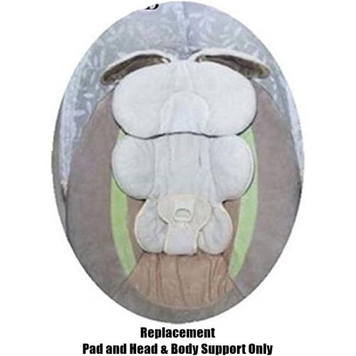  F-Price Replacement Part for Fisher-Price My Little Snugabunny Cradle n Swing - CCF38 ~ Replacement Pad with Head and Body Support, Brown