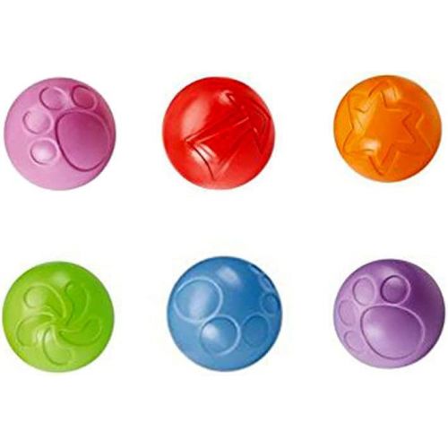  F-Price Replacement Parts for Fisher-Price Go Baby Go - BMM00 ~ Replacement Balls - Set of 6, Orange, Green, Pink, Red, Blue, Purple