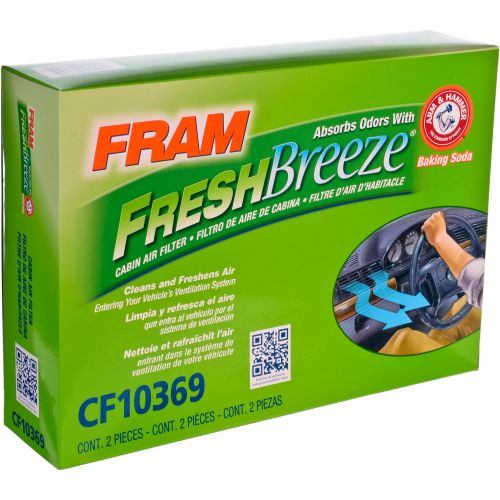  FRAM Fresh Breeze Cabin Air Filter, CF10369