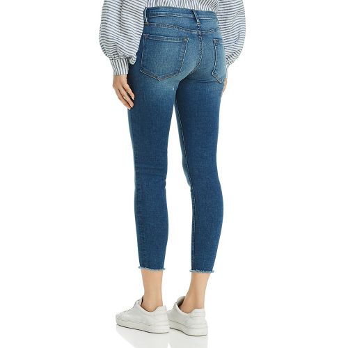  FRAME Le Skinny De Jeanne Raw-Edge Skinny Jeans in Odyssey - 100% Exclusive