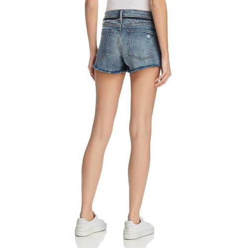  FRAME Le Cut Off Released Waistband Shorts in Rookley