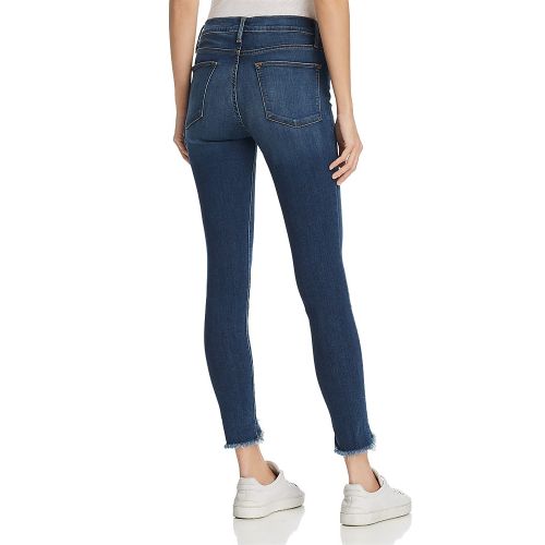  FRAME Le High Skinny Triangle Hem Jeans in Sulham