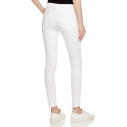  FRAME Le Color Ripped Jeans in Blanc