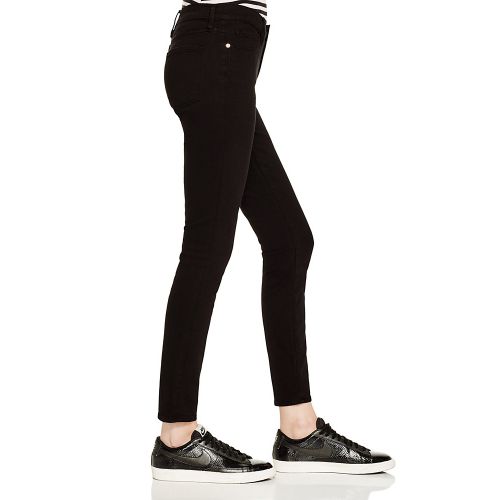  FRAME Le Color Skinny Jeans in Film Noir