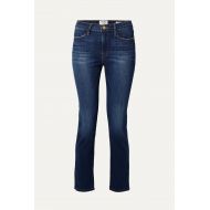 FRAME Le High cropped straight-leg jeans