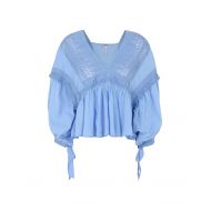 FREE PEOPLE DRIVE YOU MAD BLOUSE 38731499UV