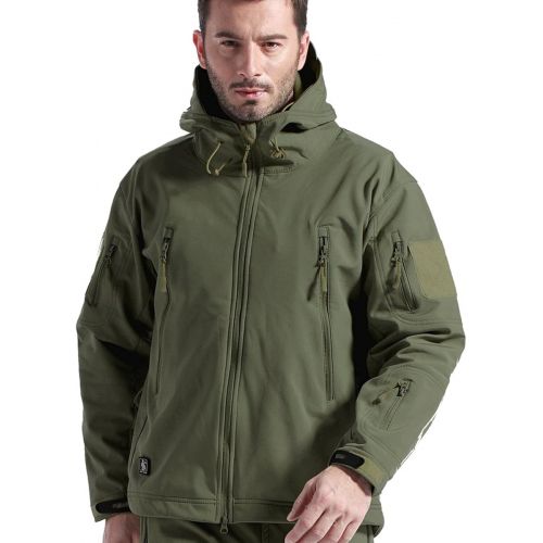  [아마존 핫딜]  [아마존핫딜]FREE SOLDIER Tactical Jacket Soft Shell Fleece Lined Water Repellent Coat Windproof Outwear Camouflage Jacket