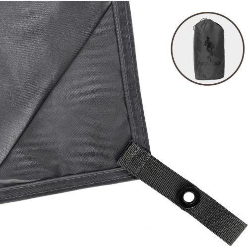  FREE SOLDIER Tent Footprint Ultralight Camping Tarp Waterproof Tent Tarp Ground Sheet Mat Tarp with Drawstring Storage Bag for Outdoor Camping, Hiking, Backpacking, Picnic