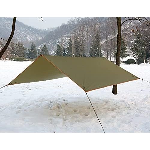  FREE SOLDIER Waterproof Portable Tarp Multifunctional Outdoor Camping Traveling Awning Backpacking Tarp Shelter Rain Tarp