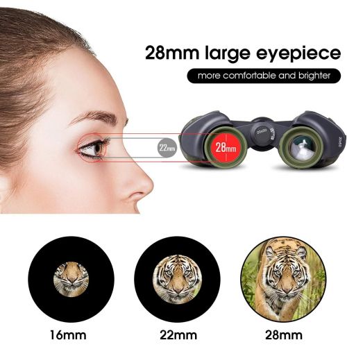  [아마존베스트]FREE SOLDIER 20x50 Binoculars for Adults with Smartphone Adapter 28mm Large Eyepiece HD Binoculars for Bird Watching Hunting Hiking Sightseeing Travel Concert Games with BAK4 Prism