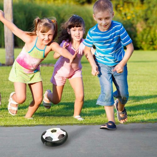  [아마존베스트]Kids Toys Hover Soccer Ball - LED Air Power Soccer Set with 2 Goals and an Inflatable Ball, Indoor Outdoor Sport Ball Training Games, Soccer Toys for 2 3 4 5 6 7 8- 12 Year Old Boy